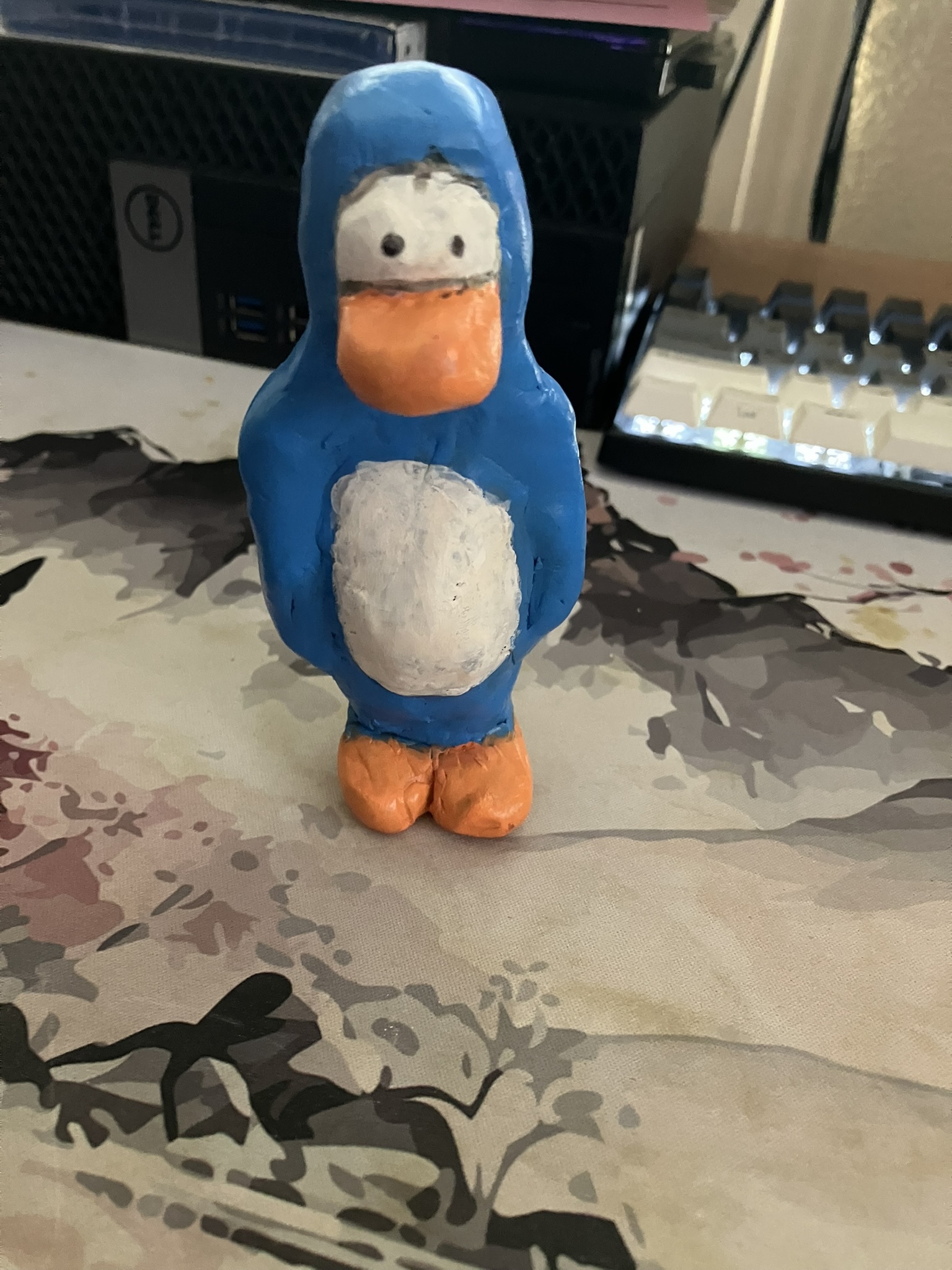 Club Penguin Clay Figure